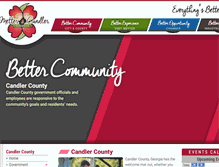 Tablet Screenshot of metter-candlercounty.com